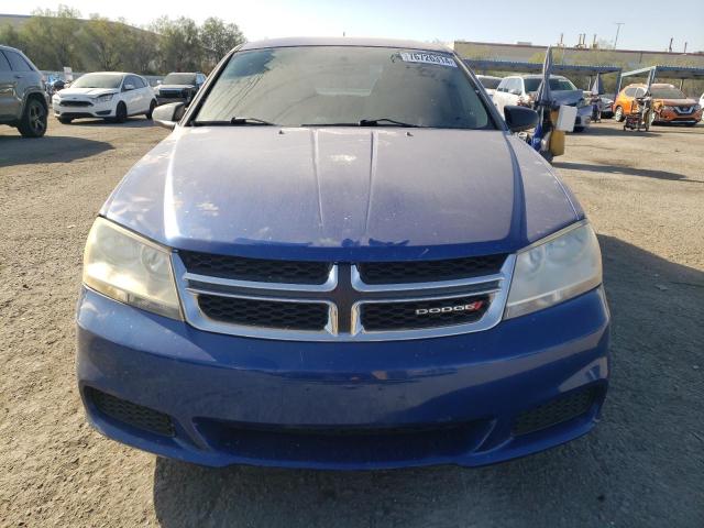 1C3CDZAB8EN113781 - 2014 DODGE AVENGER SE BLUE photo 5