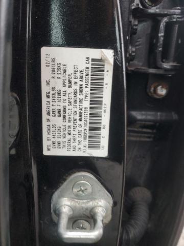 1HGCP2F70CA092509 - 2012 HONDA ACCORD EX BLACK photo 12