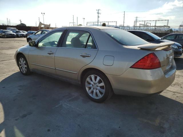 1HGCM56487A143647 - 2007 HONDA ACCORD LX GOLD photo 2