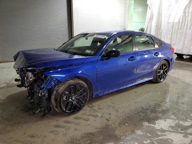 2HGFE2F55NH581266 - 2022 HONDA CIVIC SPORT 蓝色 照片 1