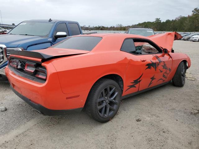 2C3CDZAG9MH506451 - 2021 DODGE CHALLENGER SXT ORANGE photo 3