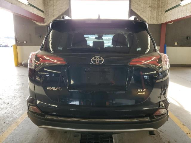 JTMRFREV6HJ716793 - 2017 TOYOTA RAV4 XLE BLUE photo 6