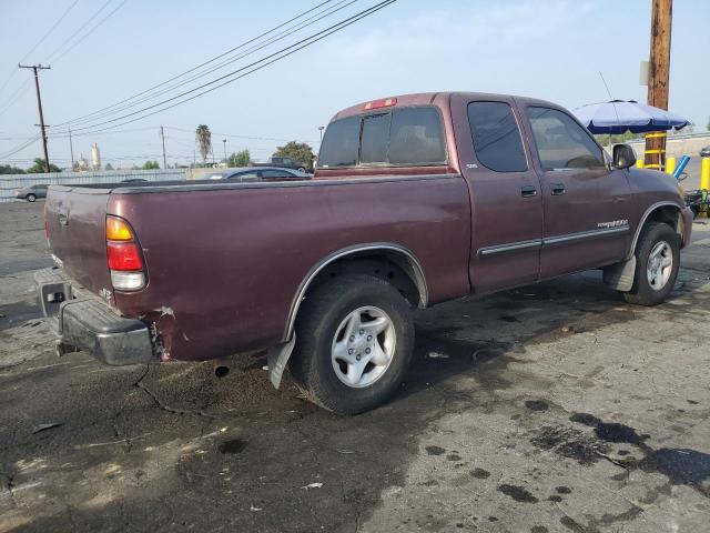 5TBRT34154S452671 - 2004 TOYOTA TUNDRA ACCESS CAB SR5 BURGUNDY photo 3