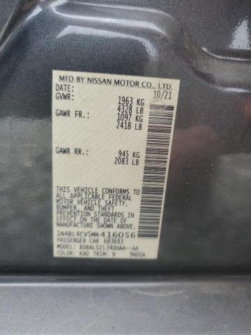 1N4BL4CV5MN416056 - 2021 NISSAN ALTIMA SR CHARCOAL photo 12