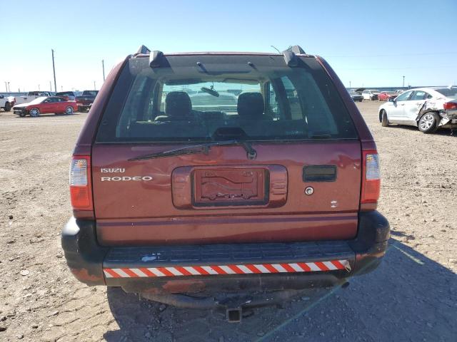 4S2CK58W634301712 - 2003 ISUZU RODEO S MAROON photo 6