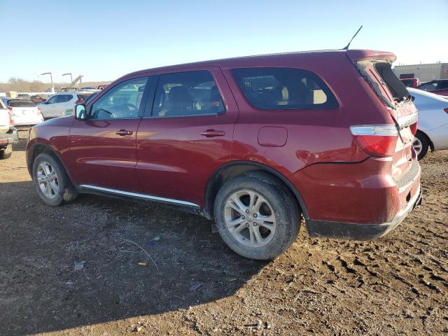 1C4RDJAG9DC668719 - 2013 DODGE DURANGO SXT RED photo 2