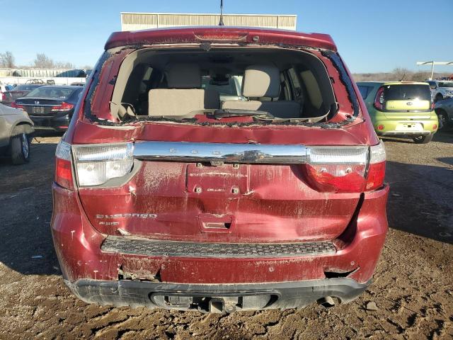 1C4RDJAG9DC668719 - 2013 DODGE DURANGO SXT RED photo 6