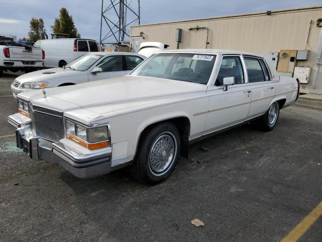 1G6DW69YXG9730342 - 1986 CADILLAC FLEETWOOD BROUGHAM CREAM photo 1