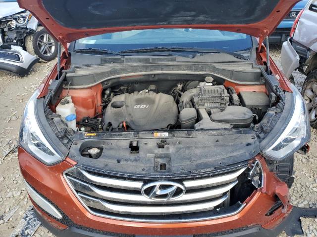 5XYZU3LB9FG245831 - 2015 HYUNDAI SANTA FE S ORANGE photo 11