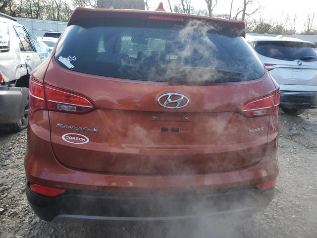 5XYZU3LB9FG245831 - 2015 HYUNDAI SANTA FE S ORANGE photo 6