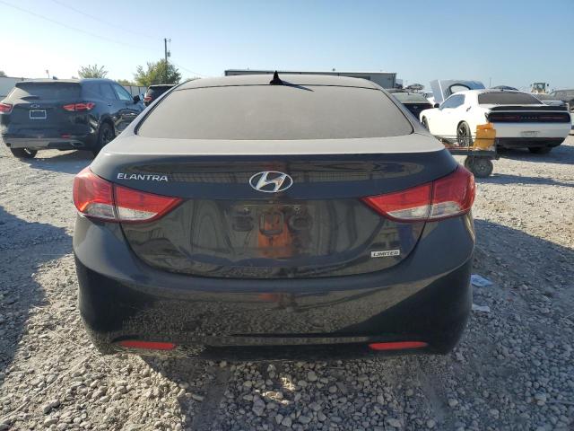 KMHDH4AE6DU674305 - 2013 HYUNDAI ELANTRA GLS BLACK photo 6