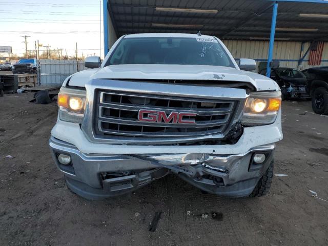 3GTU2VECXEG171949 - 2014 GMC SIERRA K1500 SLT WHITE photo 5