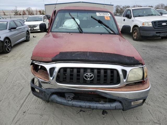 5TEGN92NX4Z423302 - 2004 TOYOTA TACOMA DOUBLE CAB PRERUNNER RED photo 5