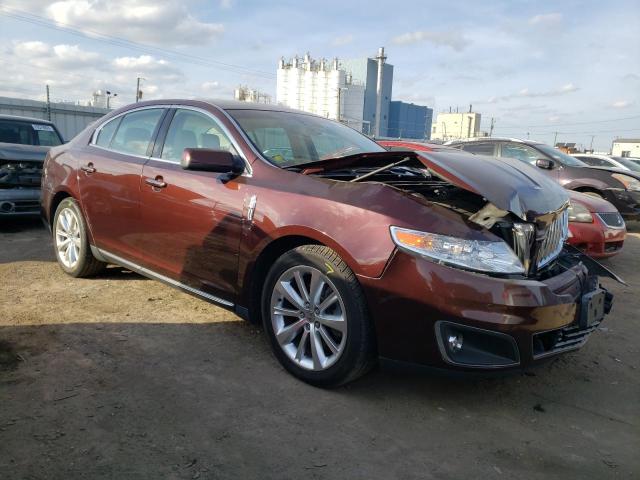 1LNHL9ER2AG611965 - 2010 LINCOLN MKS BURGUNDY photo 4