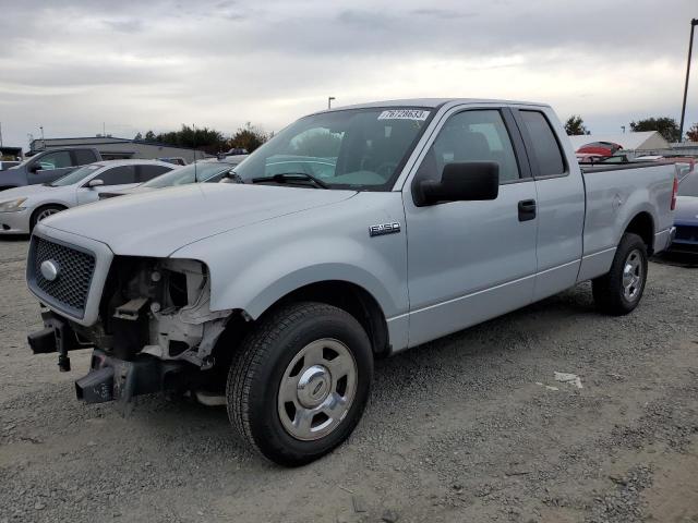 1FTPX12596NB88425 - 2006 FORD F150 SILVER photo 1
