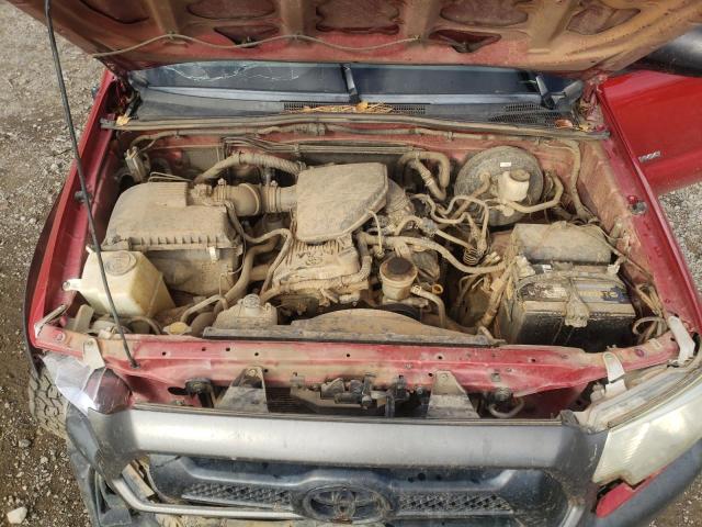 5TFUX4EN4DX017986 - 2013 TOYOTA TACOMA ACCESS CAB RED photo 11