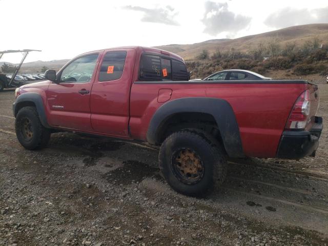 5TFUX4EN4DX017986 - 2013 TOYOTA TACOMA ACCESS CAB RED photo 2