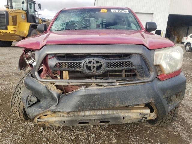 5TFUX4EN4DX017986 - 2013 TOYOTA TACOMA ACCESS CAB RED photo 5
