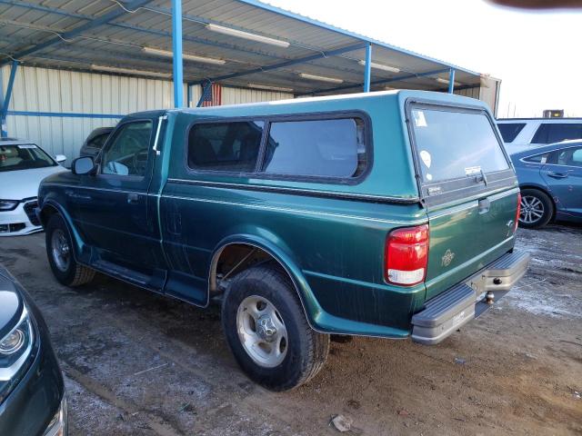 1FTYR10V0YPB63759 - 2000 FORD RANGER GREEN photo 2