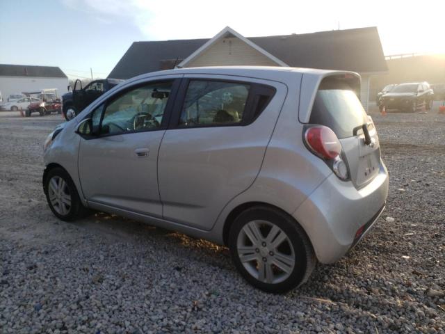 KL8CD6S99EC484491 - 2014 CHEVROLET SPARK 1LT SILVER photo 2