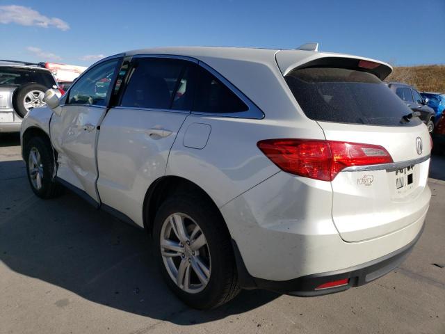 5J8TB4H37FL001765 - 2015 ACURA RDX WHITE photo 2