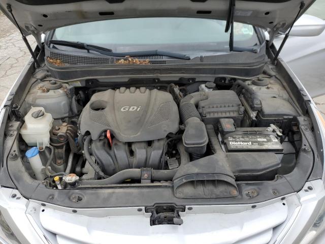 5NPEB4ACXDH744715 - 2013 HYUNDAI SONATA GLS SILVER photo 11