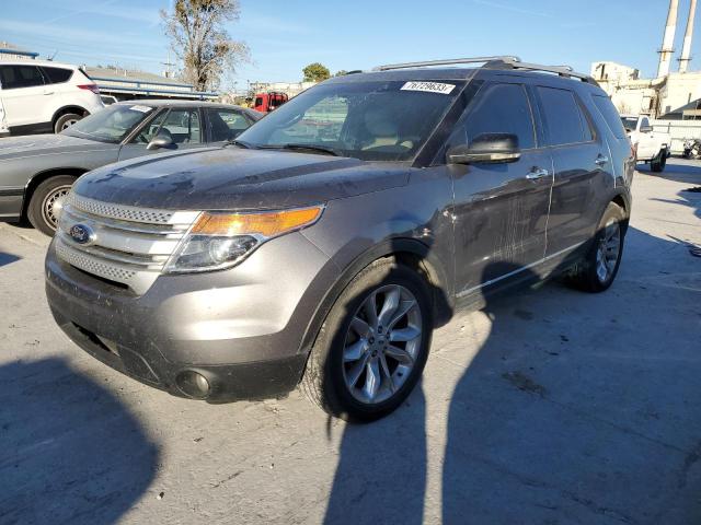 1FM5K7D83DGA58685 - 2013 FORD EXPLORER XLT GRAY photo 1