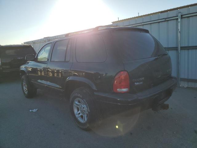 1D4HS48N43F572102 - 2003 DODGE DURANGO SLT BLACK photo 2