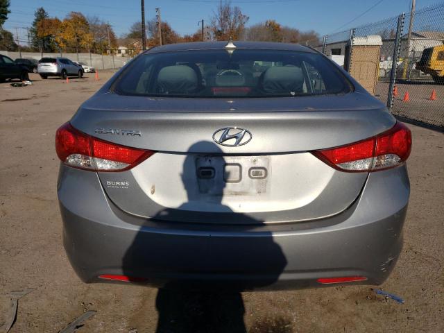 KMHDH4AEXDU933362 - 2013 HYUNDAI ELANTRA GLS GRAY photo 6