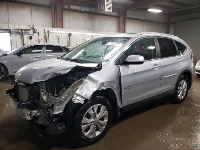 2HKRM3H75EH564414 - 2014 HONDA CR-V EXL SILVER photo 1