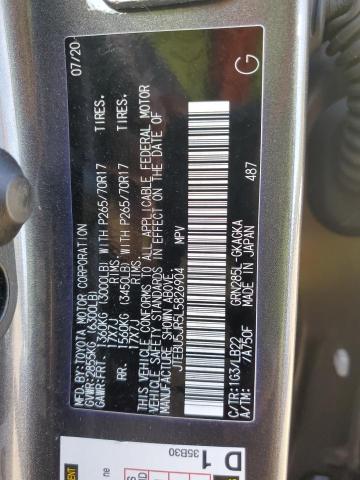 JTEBU5JR5L5826904 - 2020 TOYOTA 4RUNNER SR5/SR5 PREMIUM 石墨色 照片 13