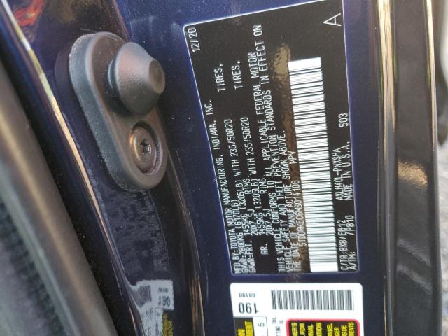 5TDDRKEC6MS014106 - 2021 TOYOTA SIENNA XSE BLUE photo 13