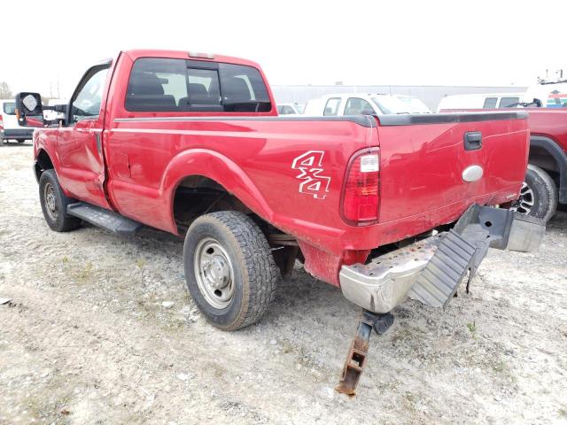 1FTBF2B69CEA43151 - 2012 FORD F250 SUPER DUTY RED photo 2