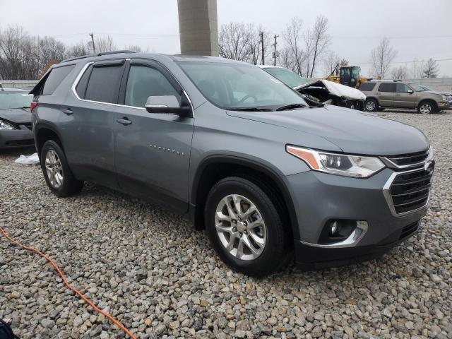 1GNEVGKW9MJ238874 - 2021 CHEVROLET TRAVERSE LT GRAY photo 4