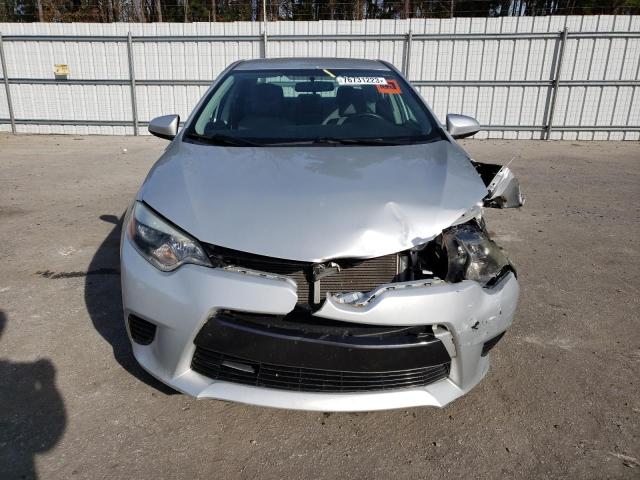 5YFBURHE9FP271171 - 2015 TOYOTA COROLLA L GRAY photo 5