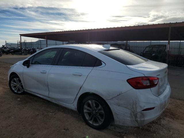 1G1BE5SM3K7132874 - 2019 CHEVROLET CRUZE LT WHITE photo 2