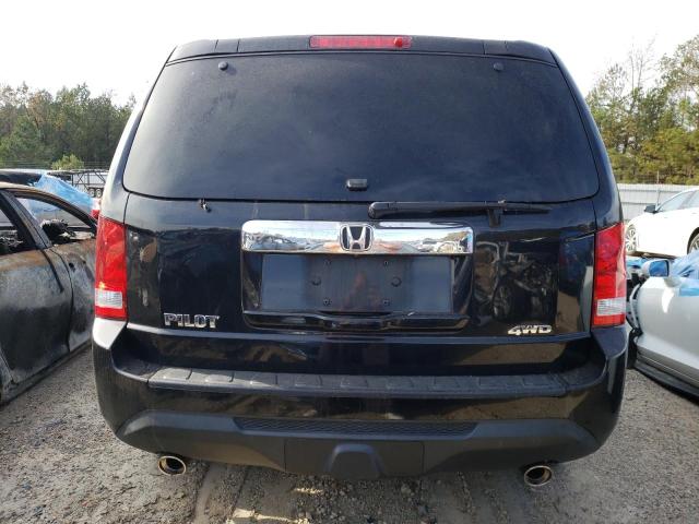 5FNYF4H57CB007686 - 2012 HONDA PILOT EXL BLACK photo 6