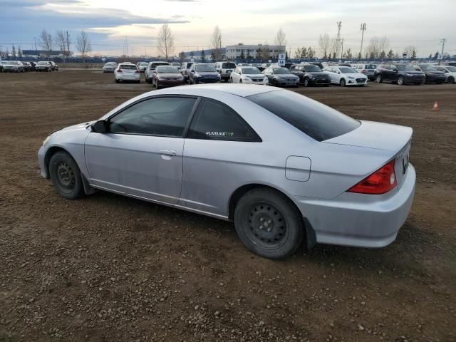 1HGEM22505L813926 - 2005 HONDA CIVIC LX SILVER photo 2