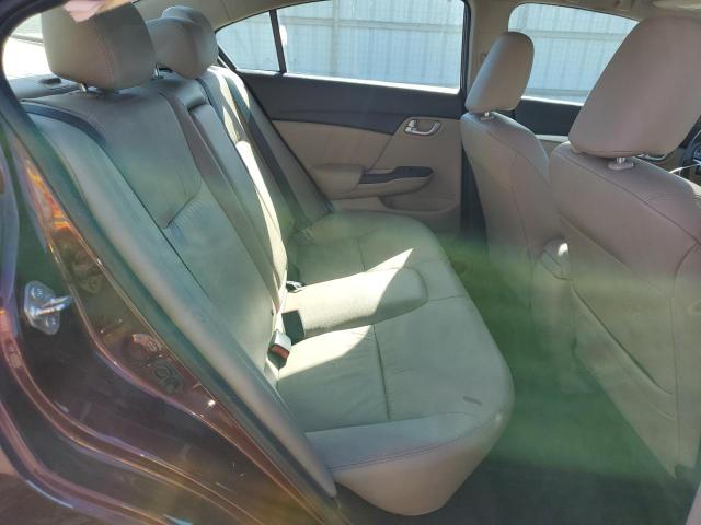 19XFB2F92FE218947 - 2015 HONDA CIVIC EXL ბურგუნდია ფოტო 10