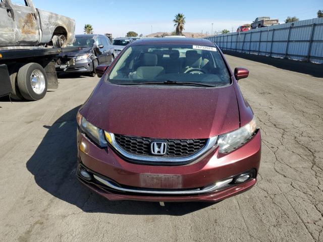 19XFB2F92FE218947 - 2015 HONDA CIVIC EXL ბურგუნდია ფოტო 5