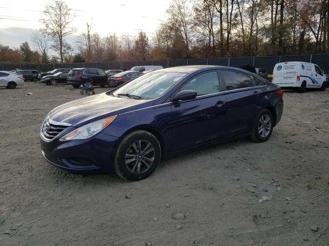 5NPEB4AC1CH323898 - 2012 HYUNDAI SONATA GLS BLUE photo 1