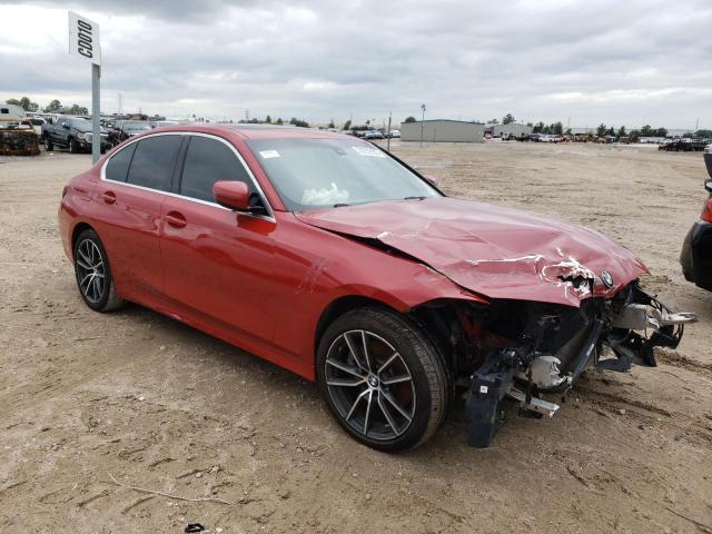 WBA5R1C01LFH77303 - 2020 BMW 330I RED photo 4