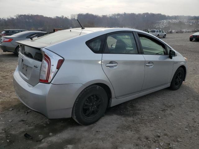 JTDKN3DU4C1572969 - 2012 TOYOTA PRIUS SILVER photo 3