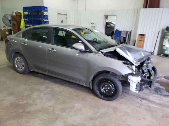 3KPA24AD1NE435325 - 2022 KIA RIO LX SILVER photo 4