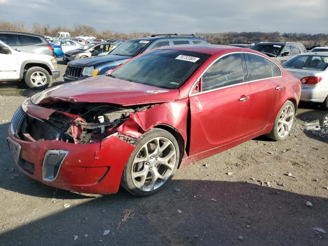 2G4GV5GV3C9213917 - 2012 BUICK REGAL GS BURGUNDY photo 1