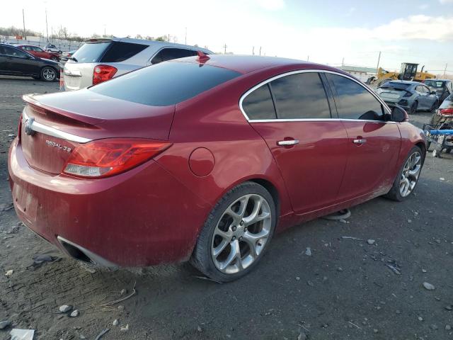 2G4GV5GV3C9213917 - 2012 BUICK REGAL GS BURGUNDY photo 3