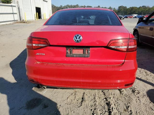 3VW2K7AJ2FM327330 - 2015 VOLKSWAGEN JETTA BASE RED photo 6