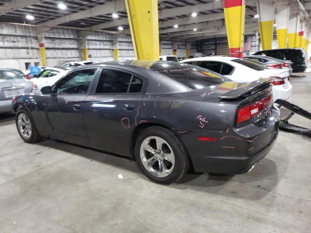 2C3CDXBGXDH591528 - 2013 DODGE CHARGER SE GRAY photo 2