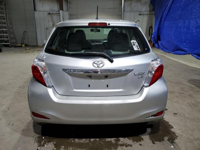 JTDKTUD36DD554234 - 2013 TOYOTA YARIS SILVER photo 6