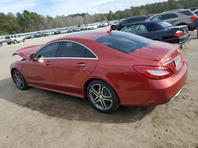 WDDLJ6HB0FA157748 - 2015 MERCEDES-BENZ CLS 400 4MATIC RED photo 2
